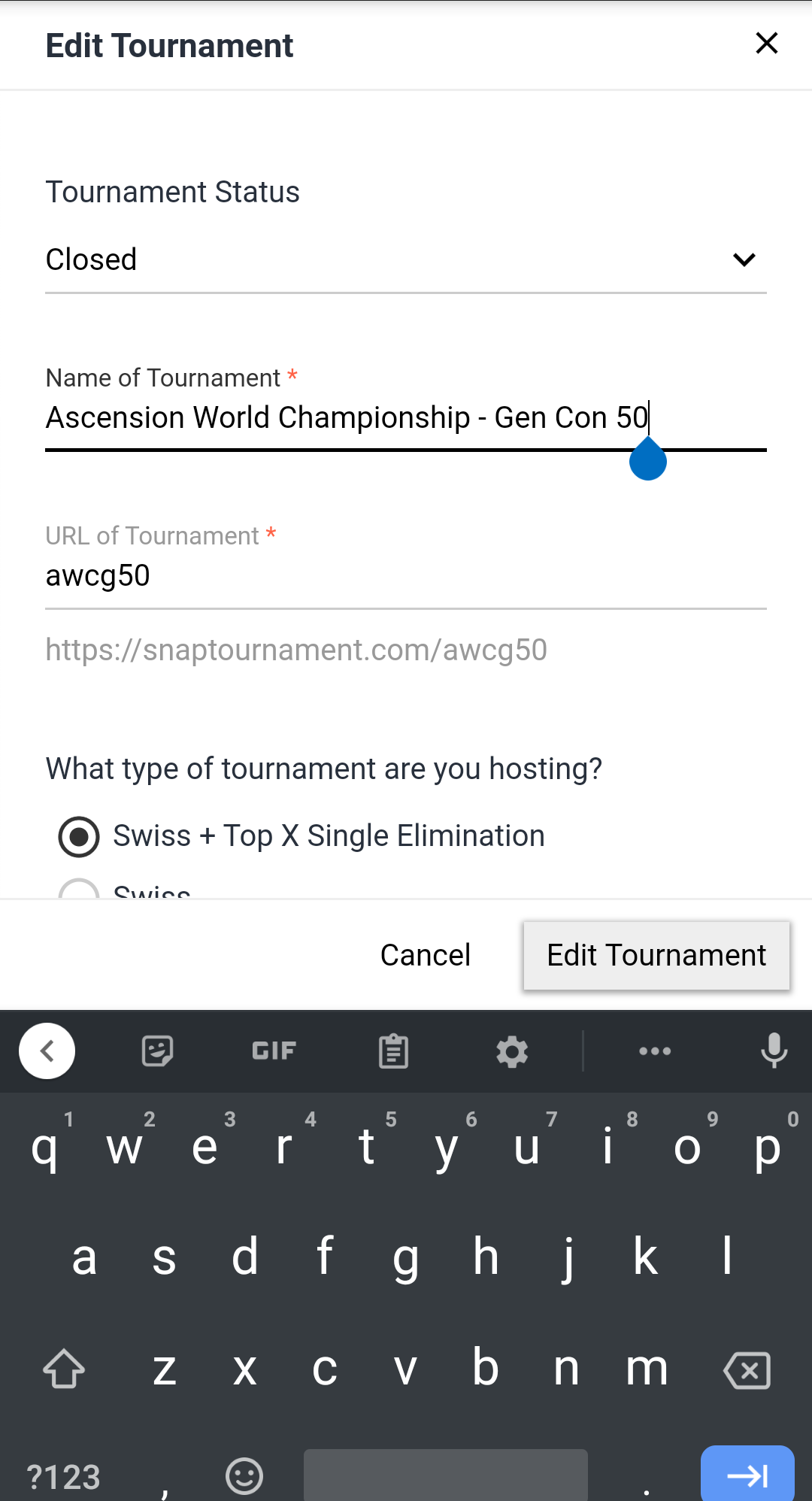 Snap Tournament 04
